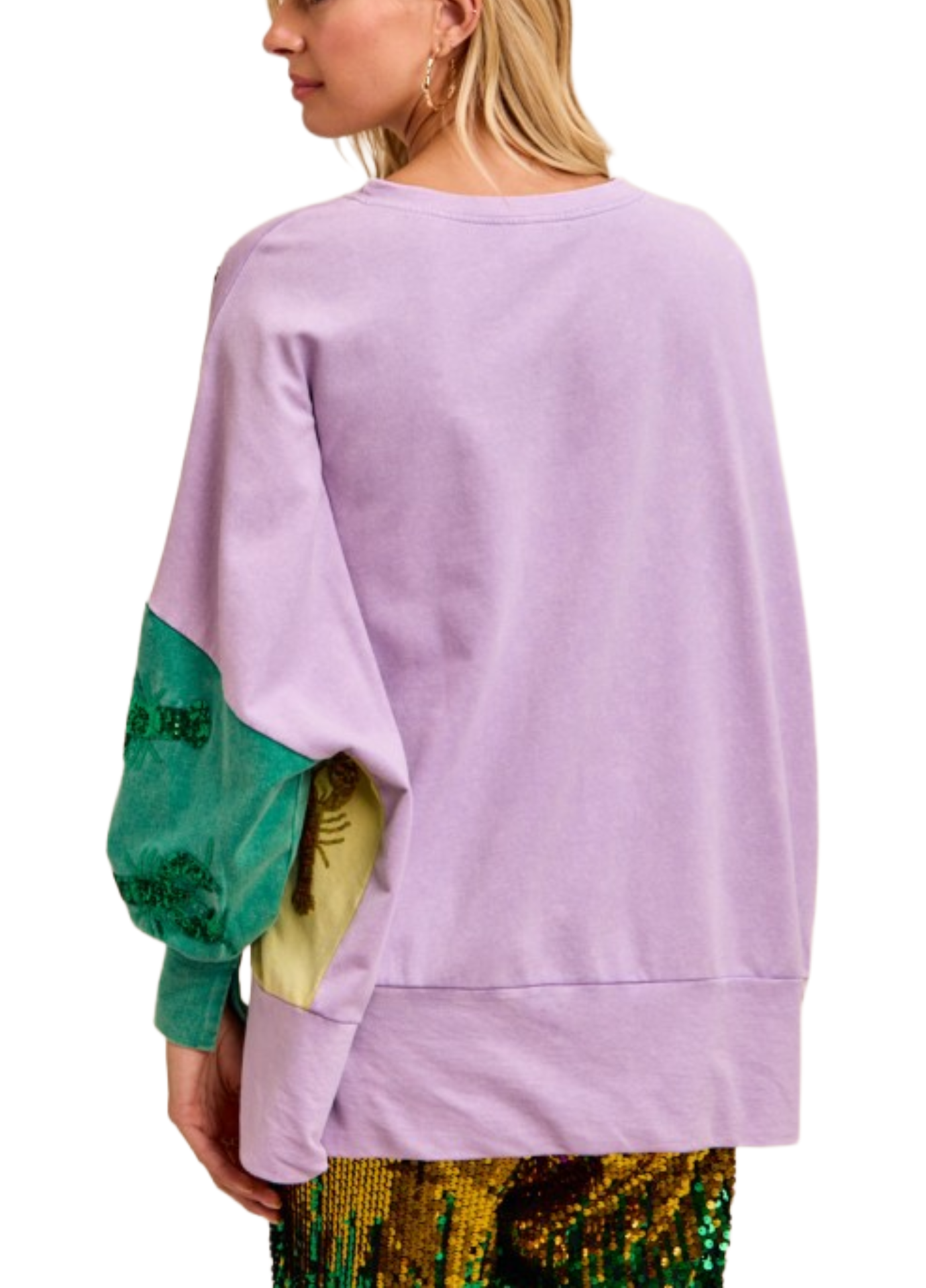 Sequin Crawfish Cutie Pullover