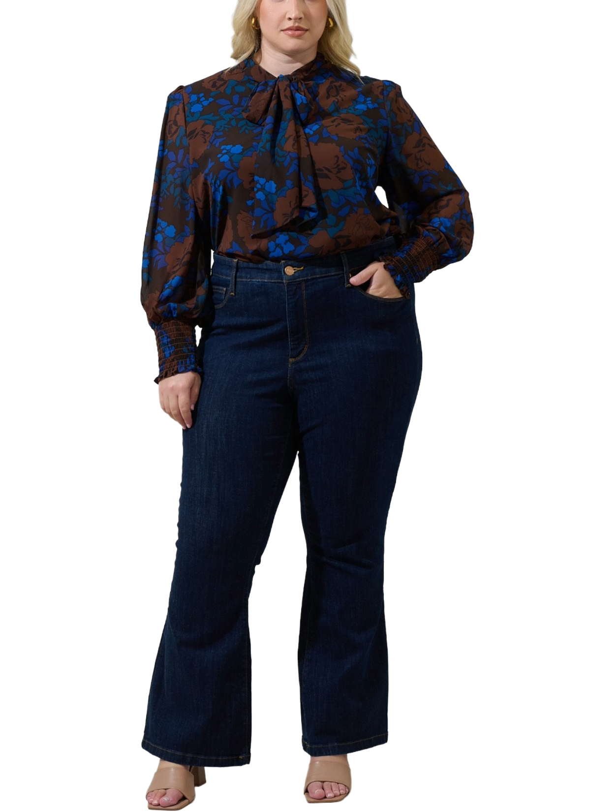 Lebanon Floral Top - Plus