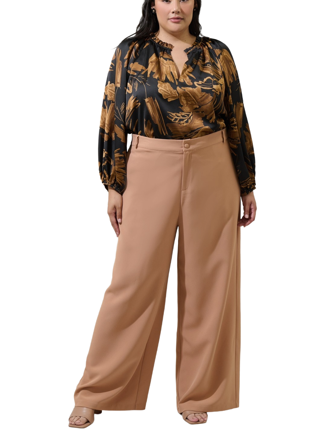 Midnight Tropics Top - Plus