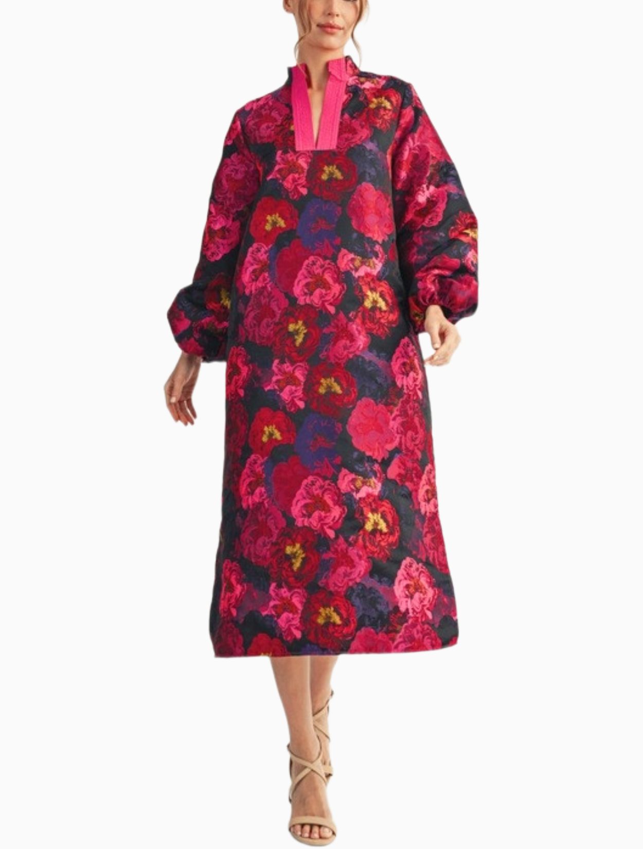 Amaranth Midi Dress