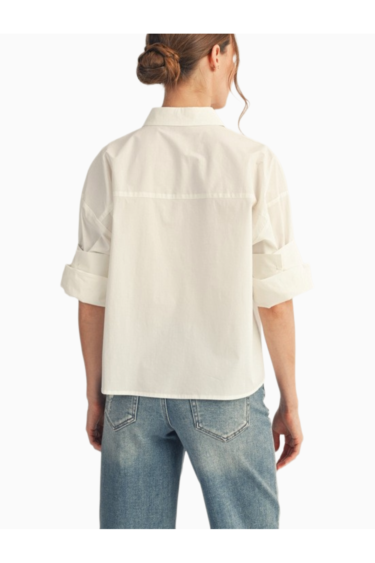 Multifold Button Down Top