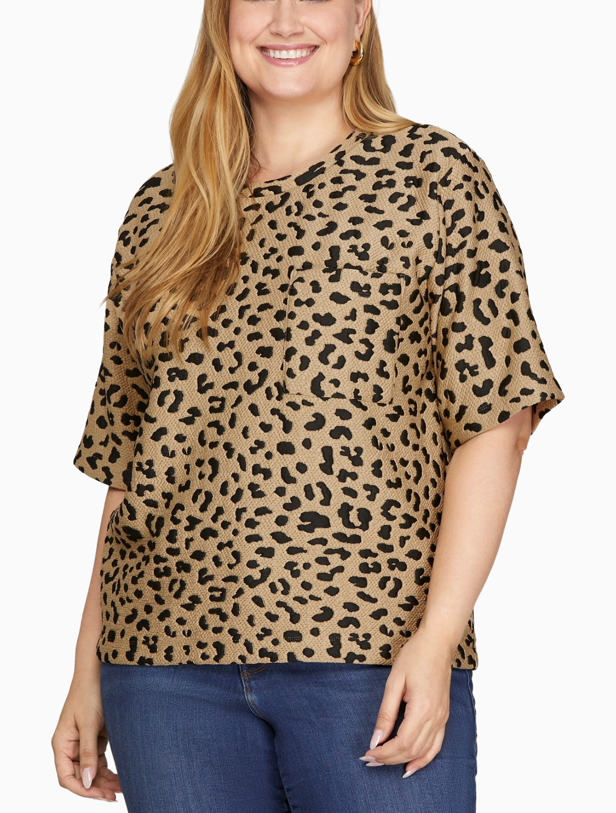Rue Leopard Top - Plus