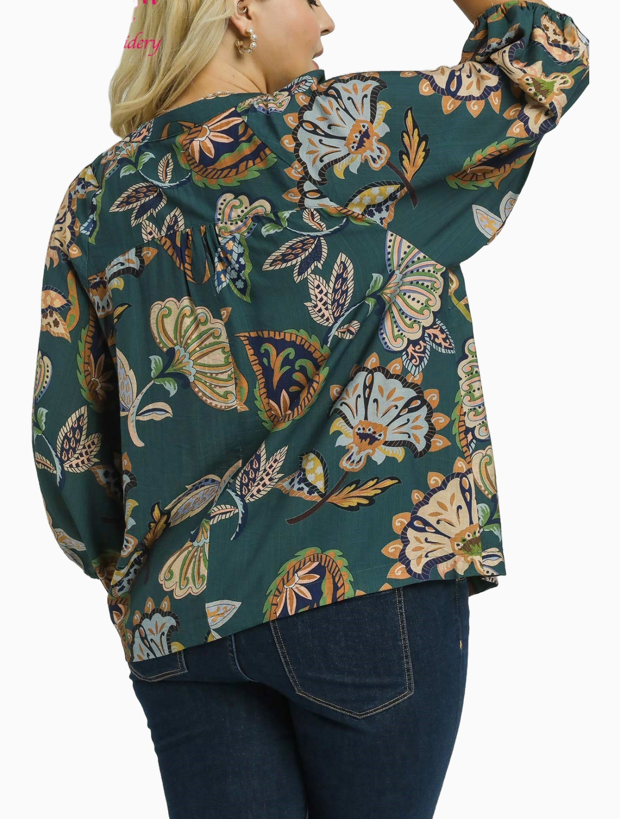 Isaline Floral Top - Plus