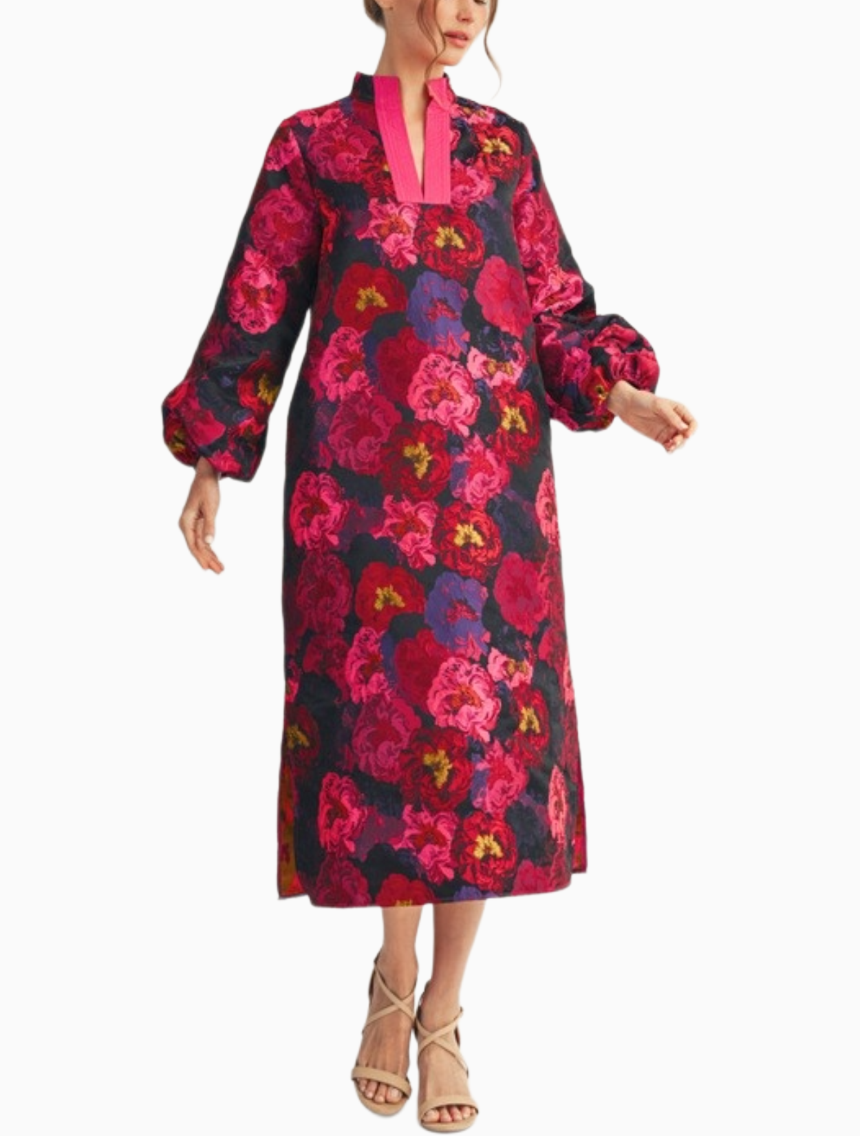 Amaranth Midi Dress