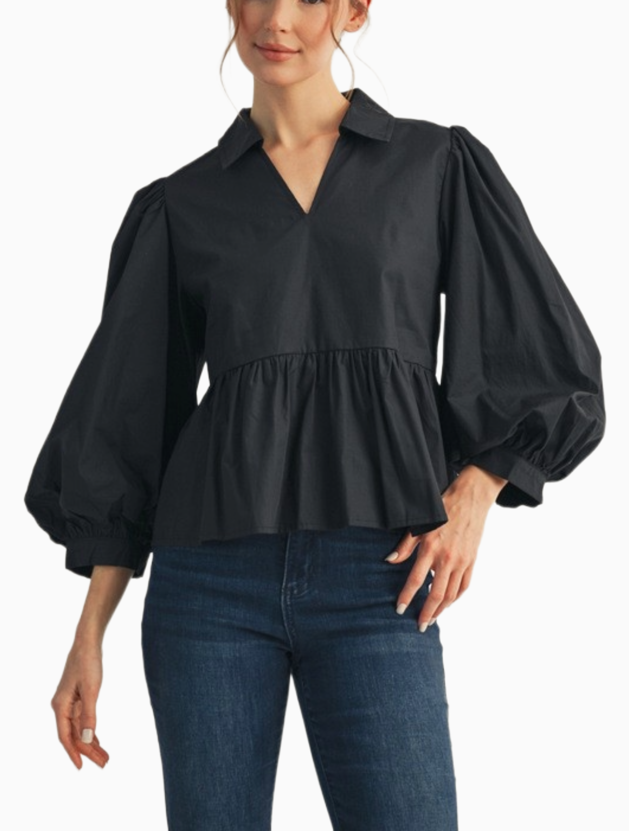 Maxine Peplum Top