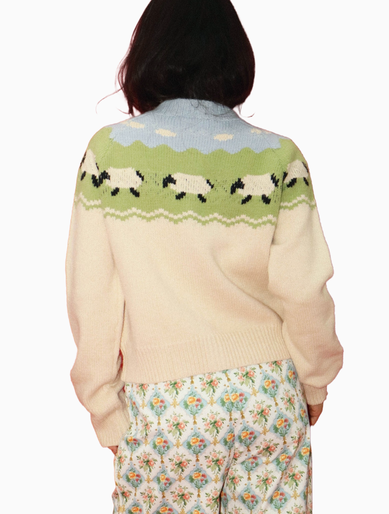 Sheep Cardigan Sweater