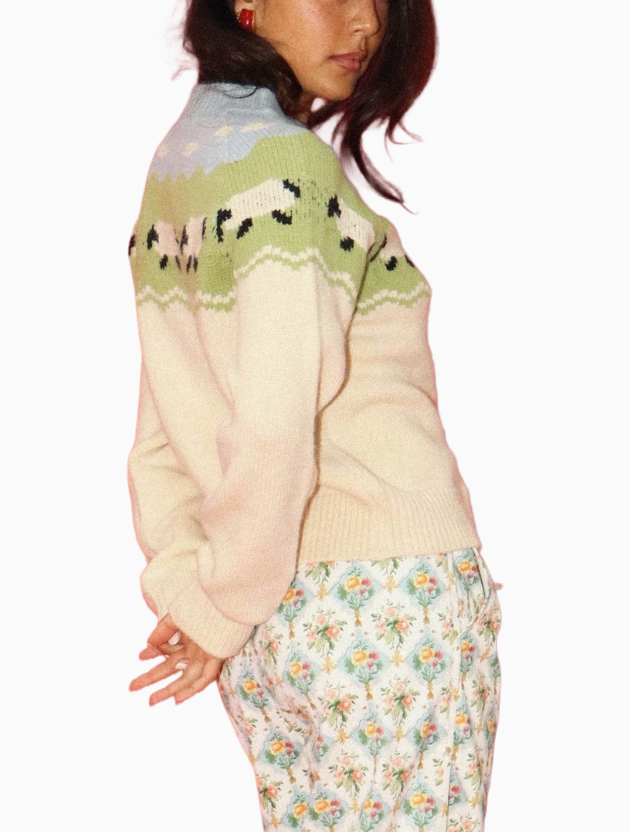 Sheep Cardigan Sweater