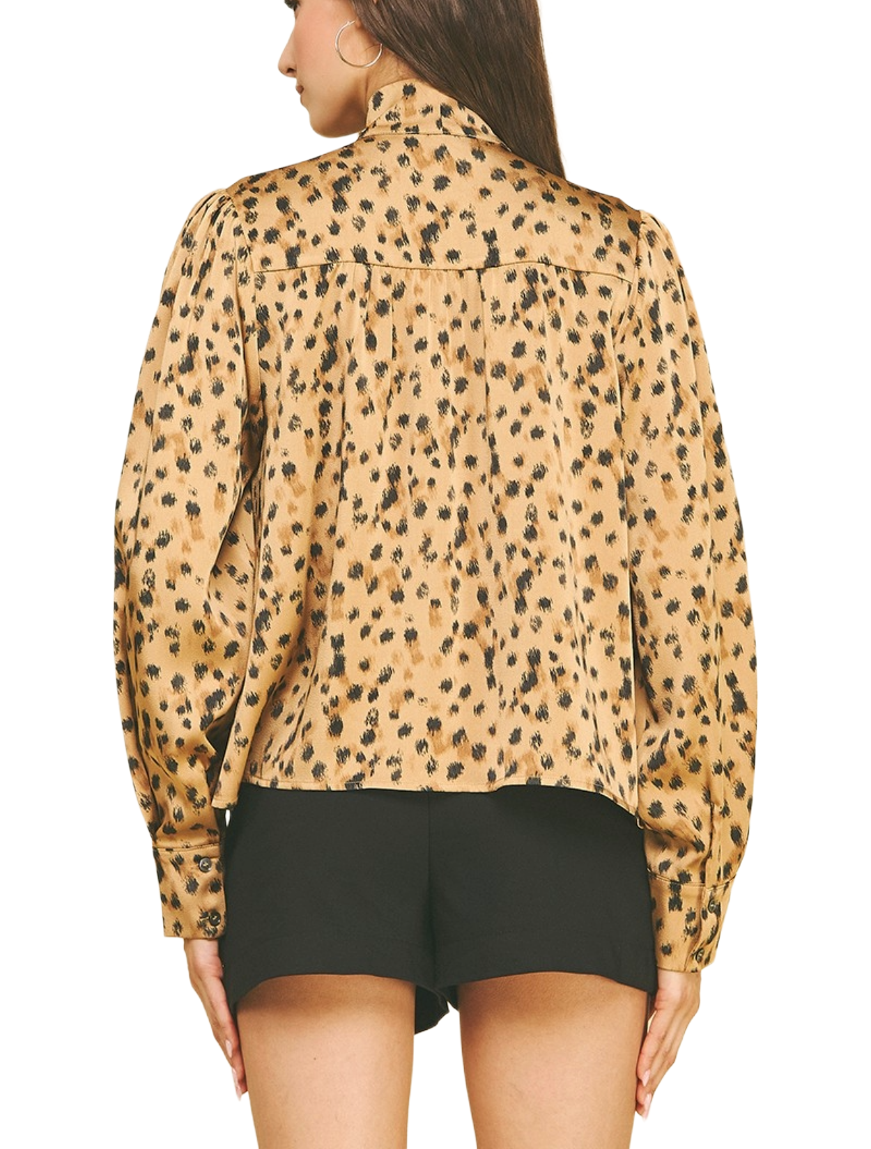 Cheetah Club Blouse
