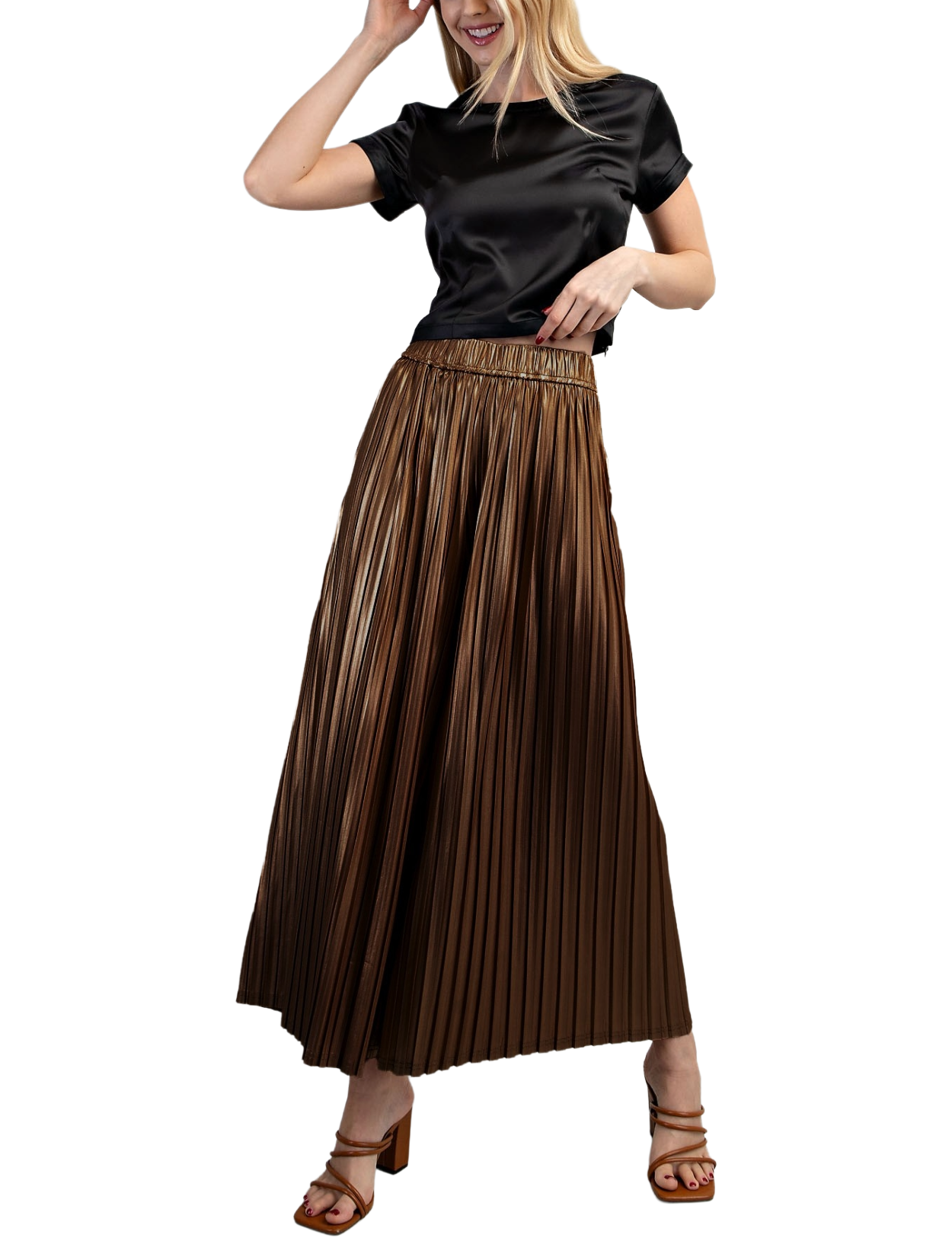 Culotte Metallic Pant