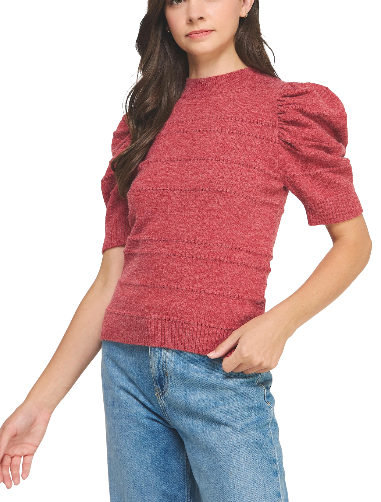 Tango Rouge Turtleneck Top
