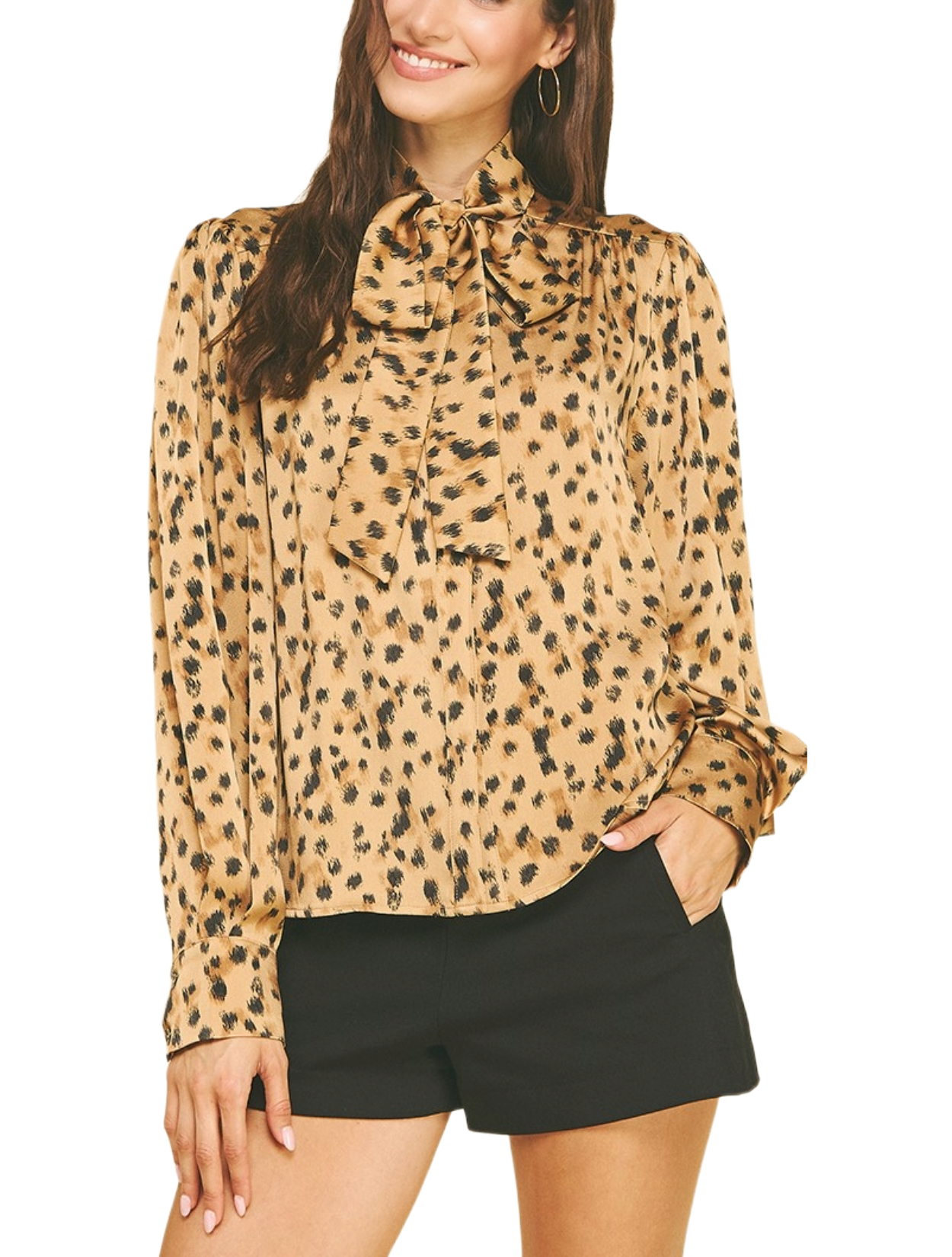 Cheetah Club Blouse