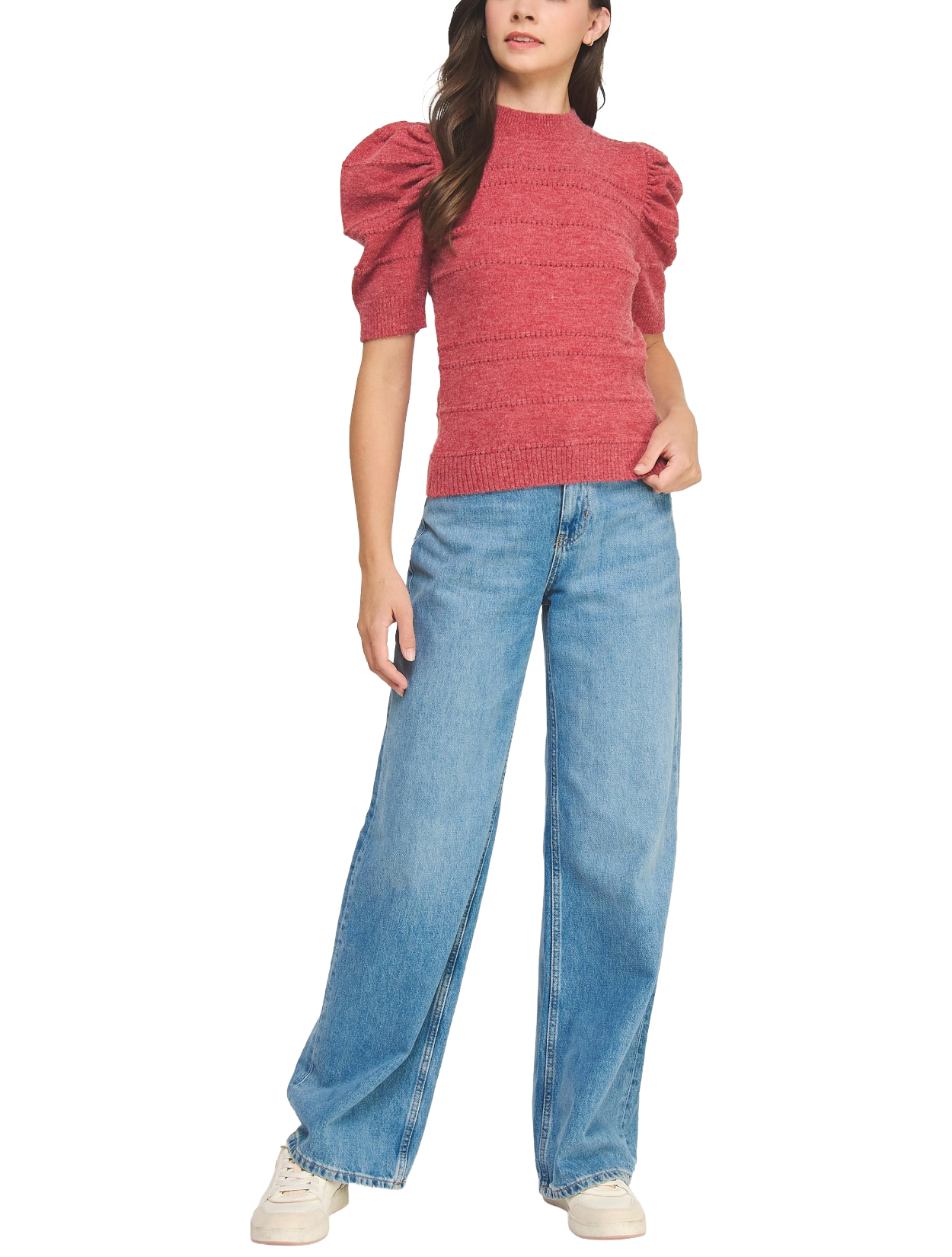 Tango Rouge Turtleneck Top