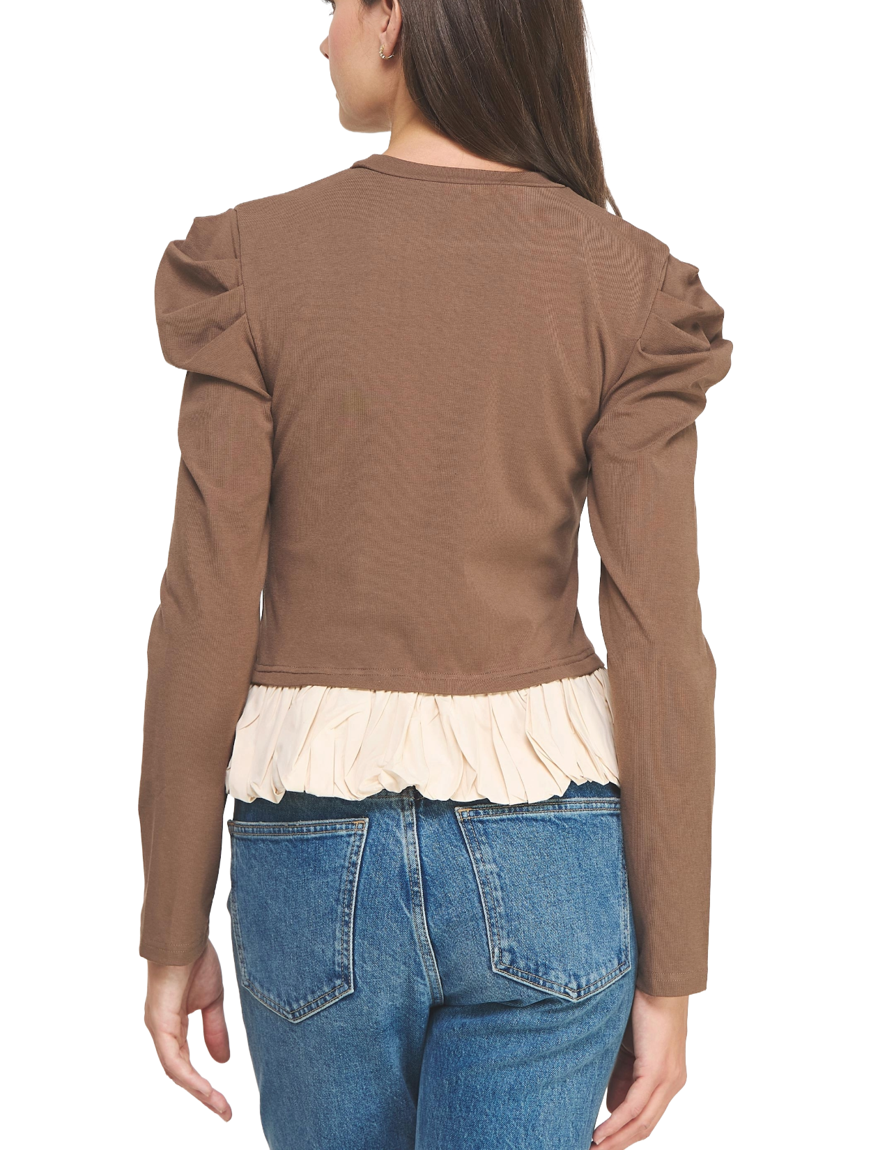 Serape Peplum Top
