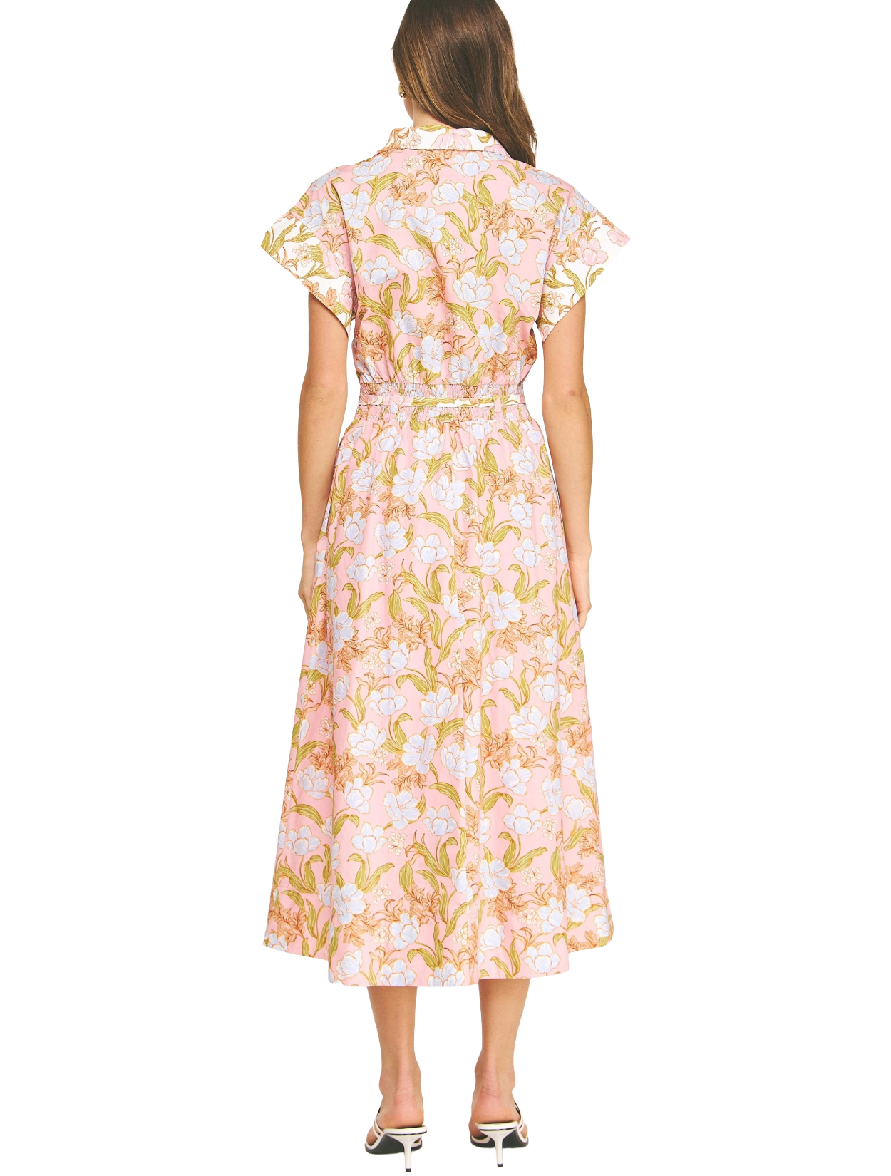 Carnation Colorblock Midi Dress