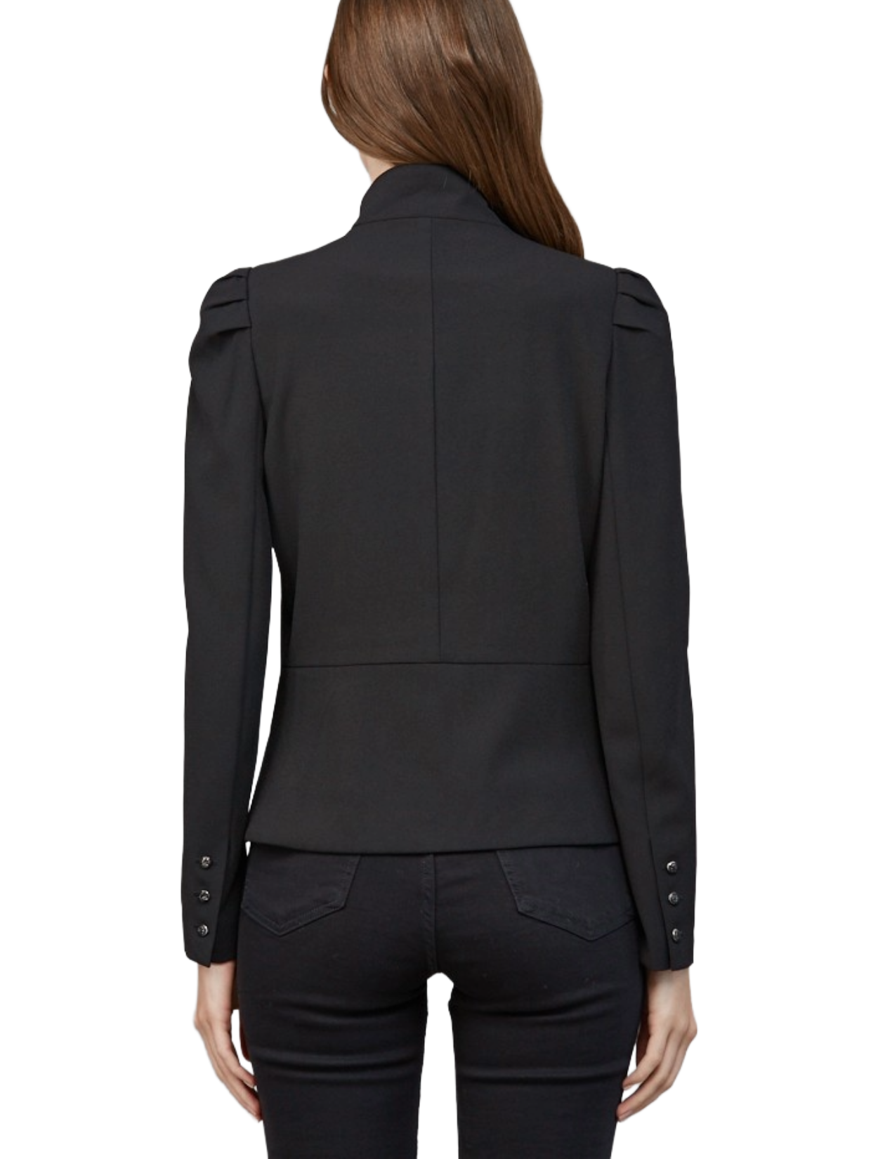 Beaded Bow Structure Jacket