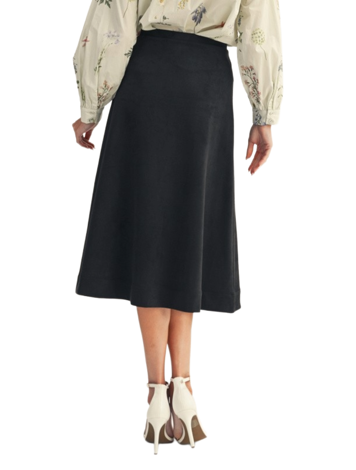 Ocelot Suede Skirt