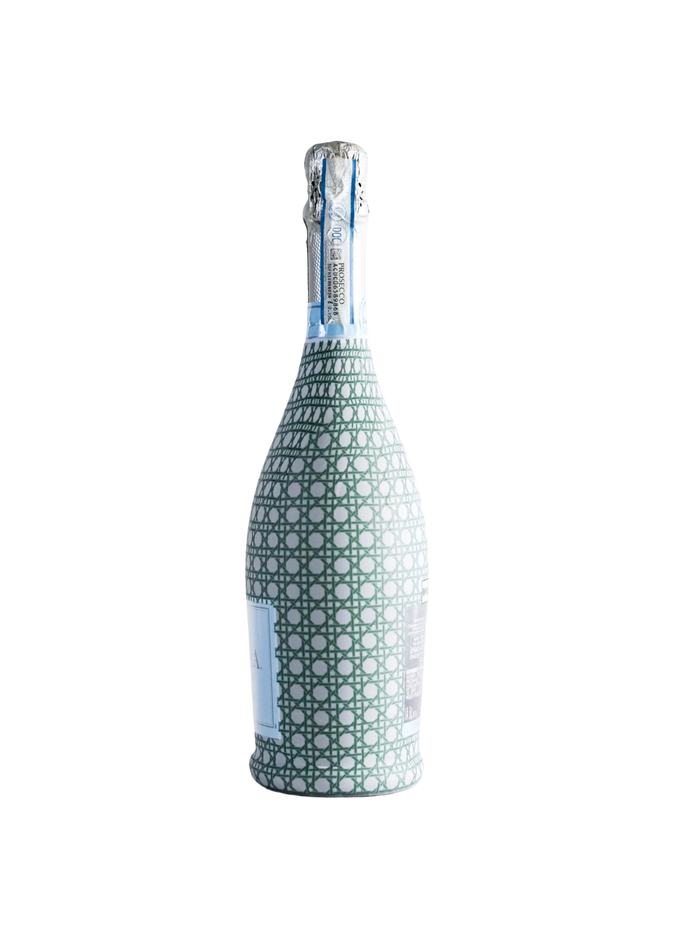 Beau Bottles Sage and White Cane - Prosecco