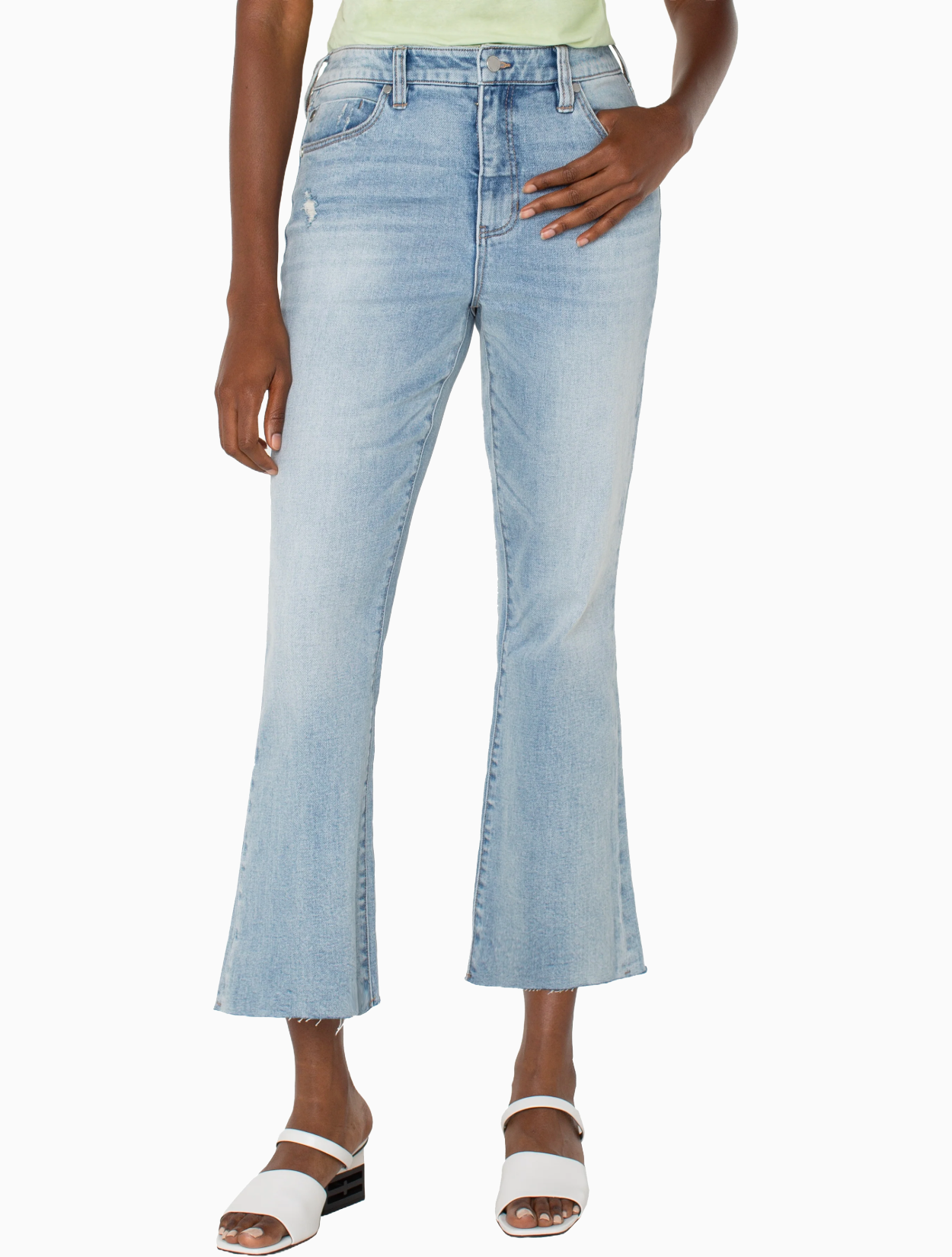 Hannah Clemente Crop Flare Jean