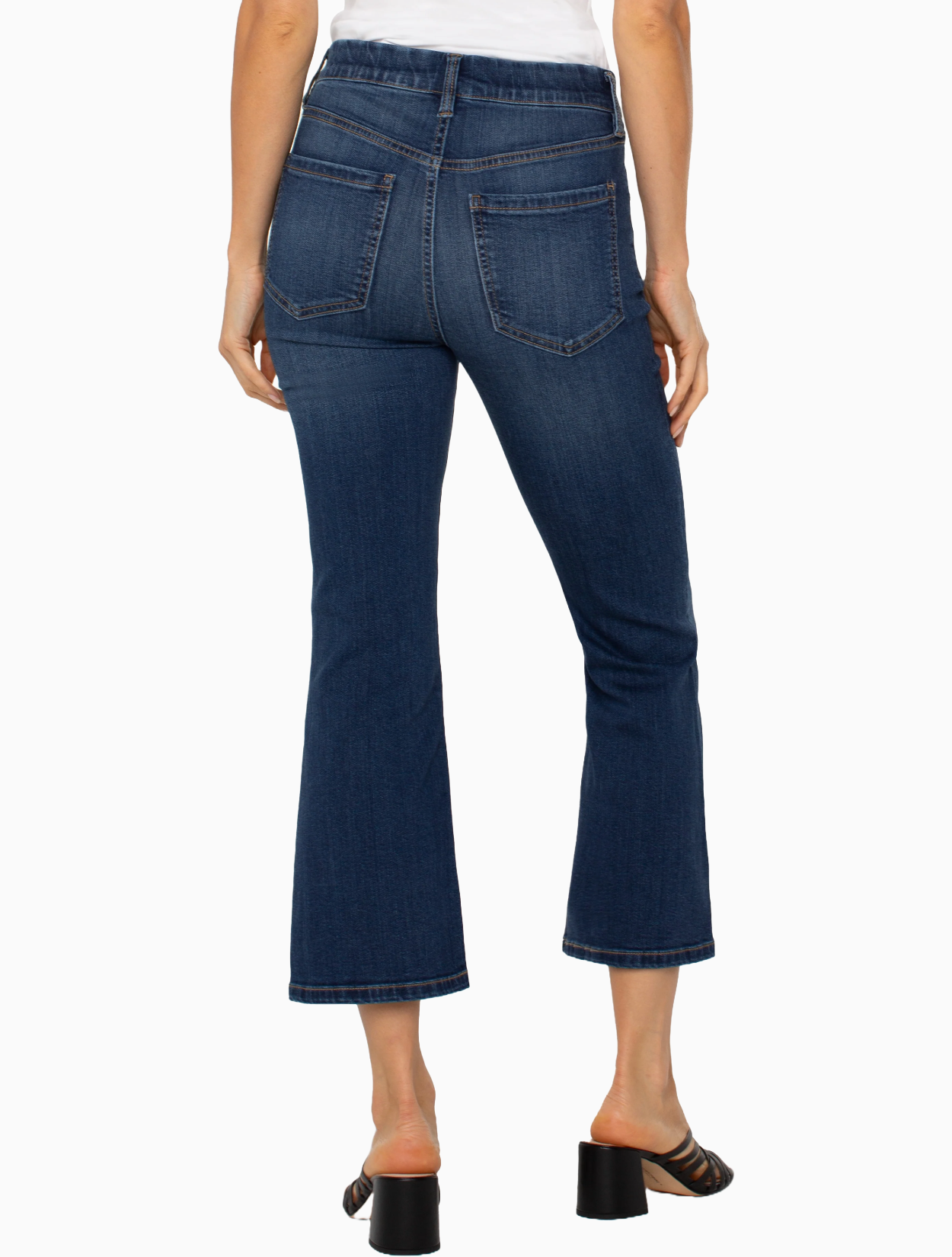 Gia Glider Bonelli Crop Flare Jean