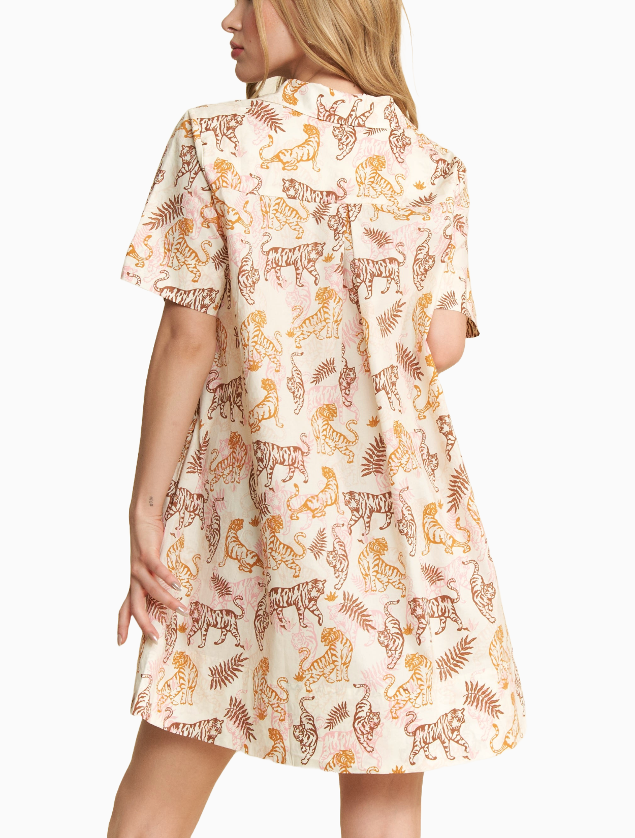 Tiger Safari Mini Dress