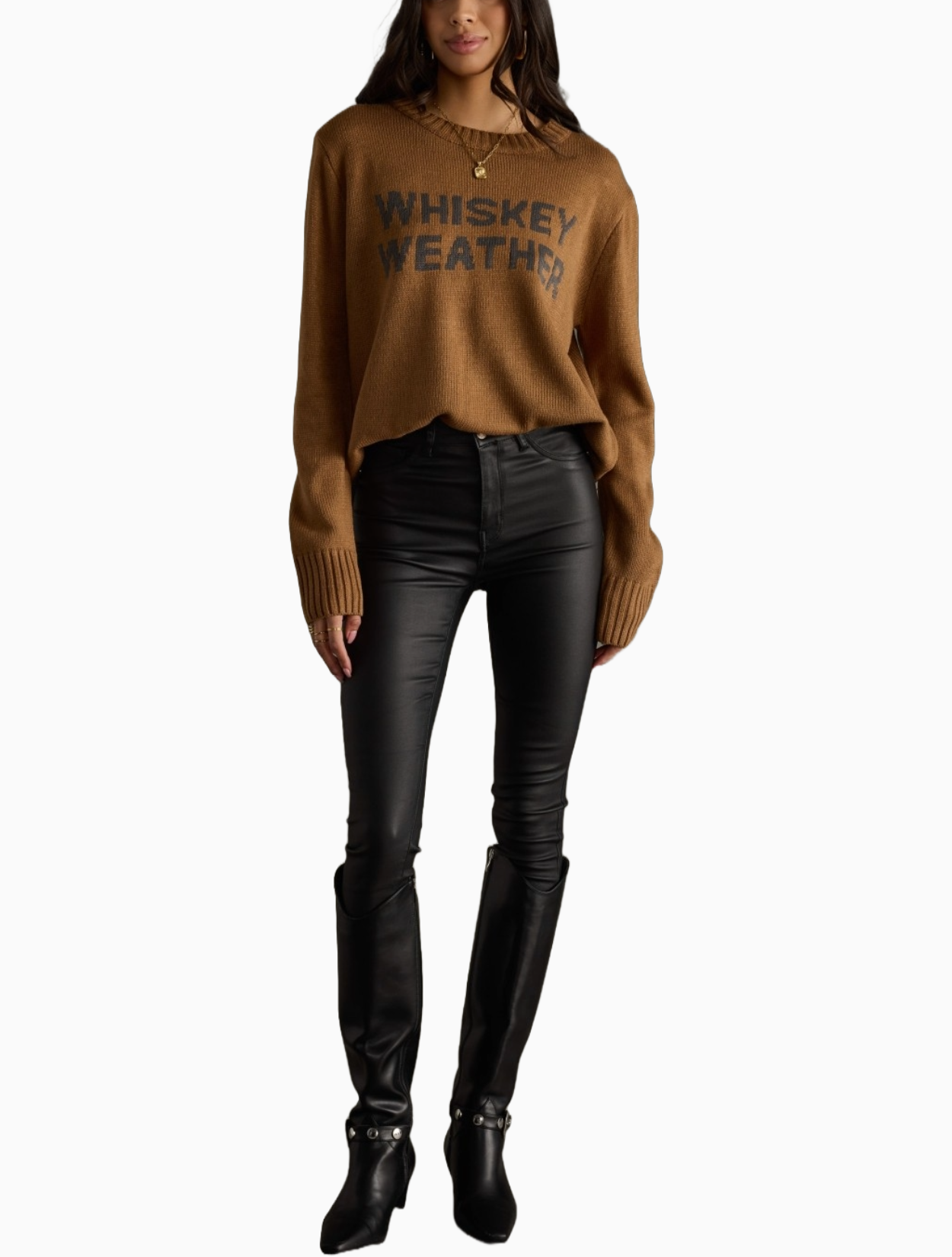 "Whiskey Weather" Sweater