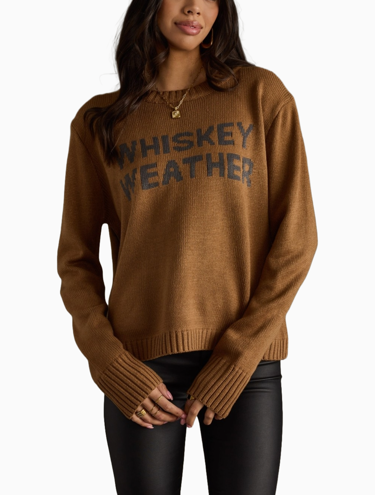"Whiskey Weather" Sweater