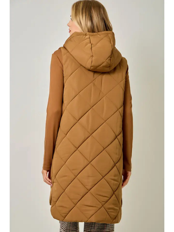 Toasted Marshmellow Quilted Vest