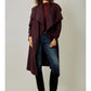 Wine Festival Shawl Collar Coat