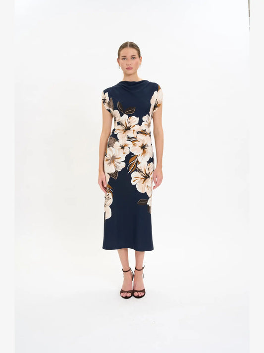 Indigo Iris Dress