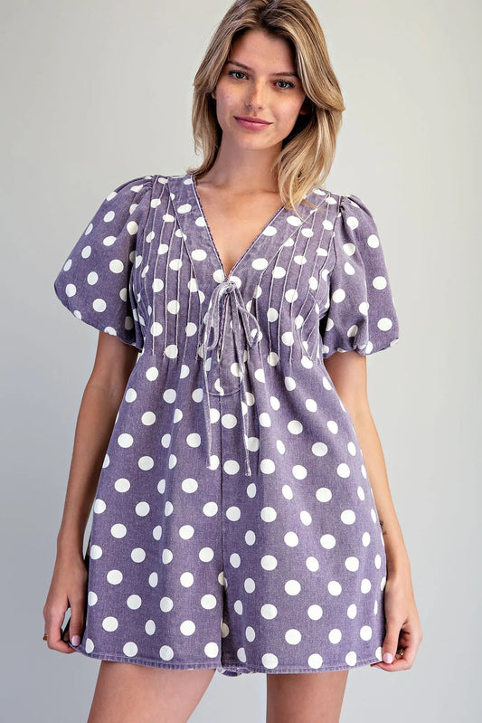 Grape Jam Romper