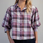 Tiger Plaid Top