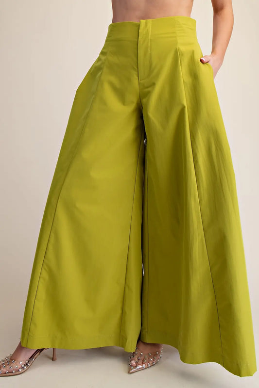 Lime Rickey Palazzo Pant