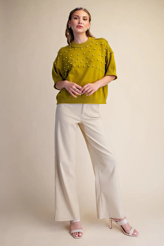 Clutching Pearls Sweater