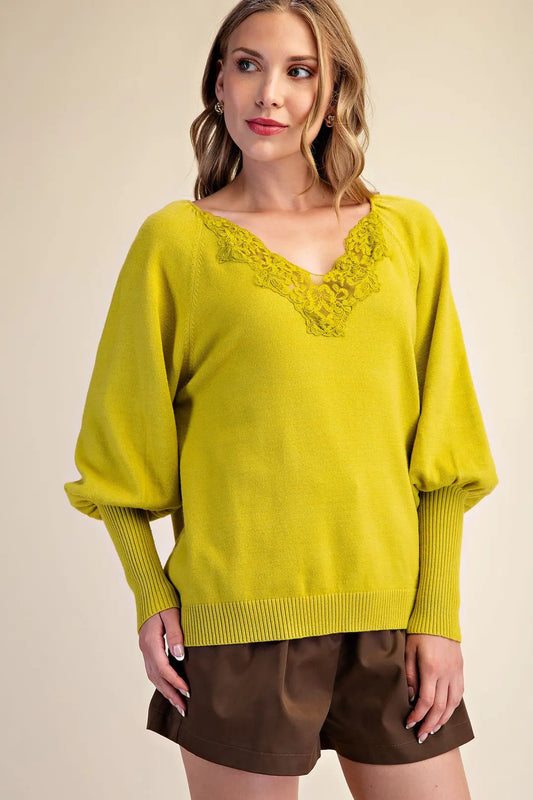 Fireside Lace Sweater