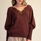 Fireside Lace Sweater