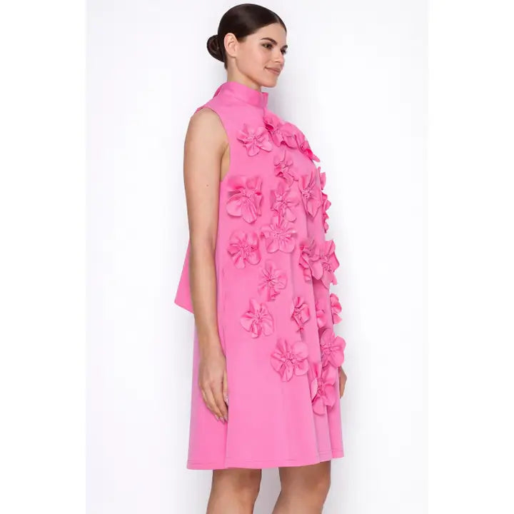 Glorie Ann 3D Floral Mini Dress