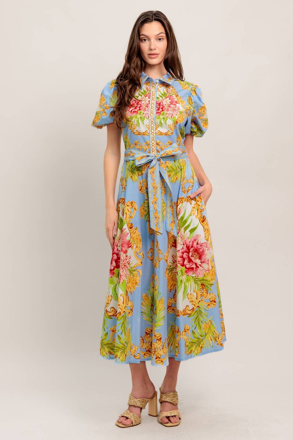 Lennox Floral Midi Dress