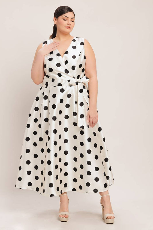 Betty Blythe Midi Dress-Plus