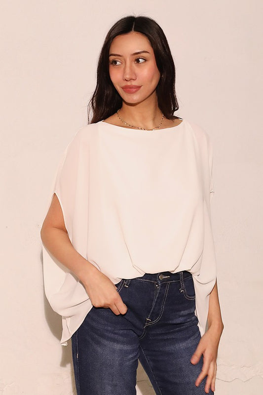 Refined Boat Neck Top