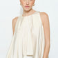 Brielle Satin High-Low Top