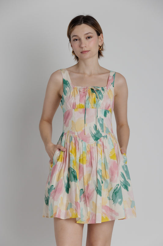 Paz Watercolor Dress