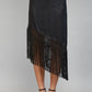 Orient Express Fringe Midi Skirt