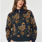 Farmers Market Stroll 1/2 Zip Top