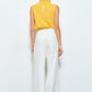 Lisette High Neck Bow Top