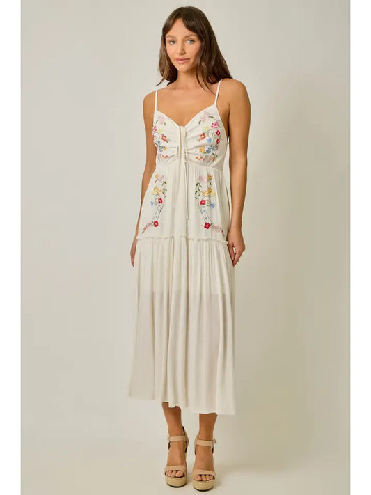 Sandscript Embo Dress