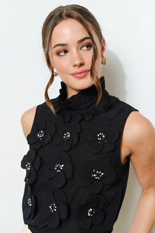 Coraline 3D Floral Top