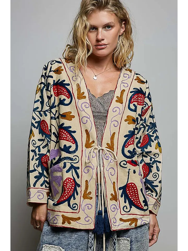 Rolling Hills Quilted Cardigan