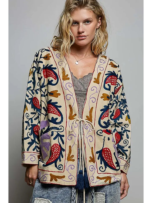 Rolling Hills Quilted Cardigan