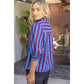 Sapphire Stripes Top