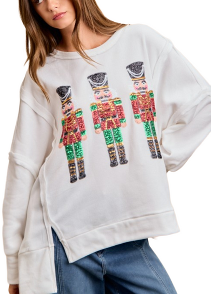 Noel Nutcrackers Pullover